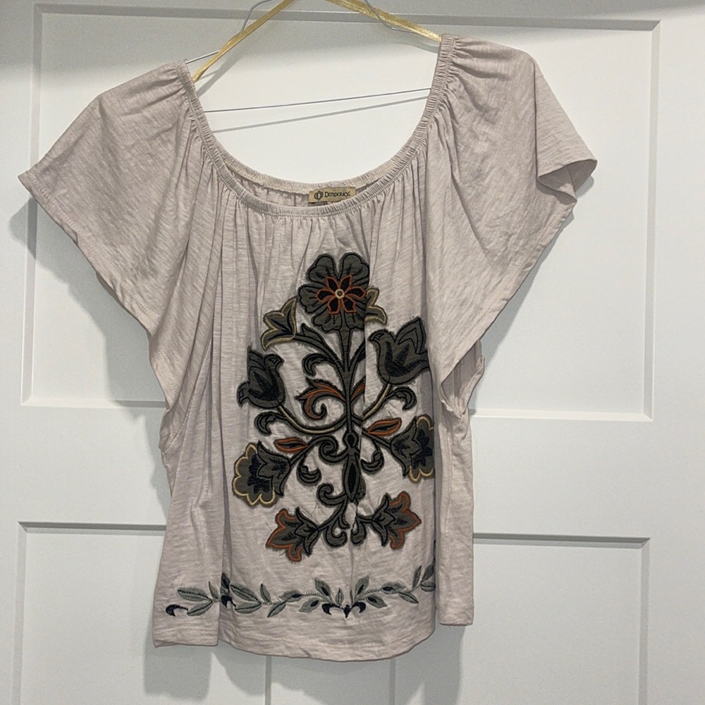 Democracy, size Large, color tan